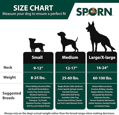 Sporn No Pull Dog Harness for Medium-Sized Dog - Red Mesh, Durable Nylon, Breathable, Adjustable, Lightly Padded, Soft & Easy, Heavy Duty Body Halter Harness for Medium Size Breeds