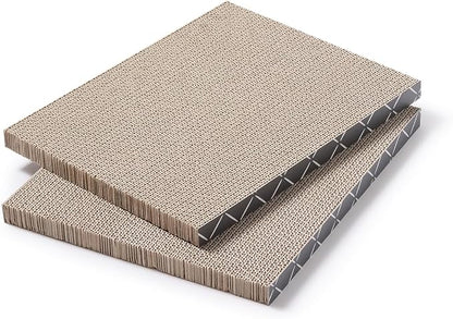 Hide & Scratch: Cat Scratcher Pad Pack; Cat Scratch Pad Refills for Hide & Scratch Scratcher Box (2 Pack)
