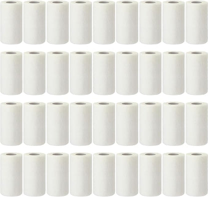 Treela 36 Pcs Self Adherent Bandage 4" X 5 Yard Wrap Breathable Cohesive Bandage Elastic Adhesive Tape for Stretch Athletic Sports Wrist Ankle(White)