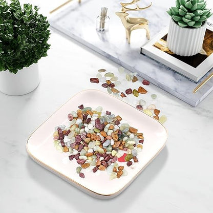 10lbs Pebbles for Indoor Plants, 3/8 Inch Small Rocks for Potted Plants, Succulents, Vase Fillers, Cactus Planters, Bird Bath, Fountain, Outdoor Garden Landscaping