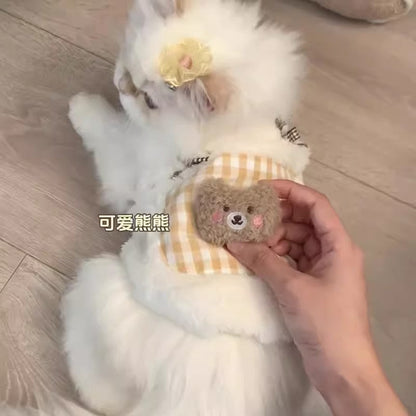 Cat Clothes Autumn And Winter Style Anti-shedding Warm Fleece Clothing