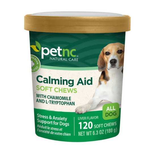 petnc Natural Care Calming Aid Soft Chews for Dogs (120 count)