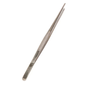 Thumb tweezer 10 inch Serrated
