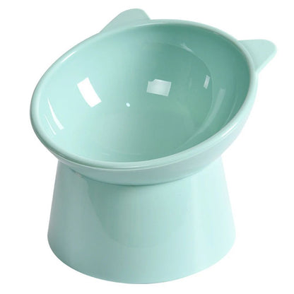Tilted Cat Food Bowl Elevated Cat Bowl Ergonomic Raised Cat Food Bowl Anti Vomiting Plastic Feeding Bowl Non Slip For Cats Dogs
