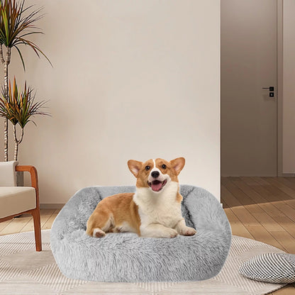 Best Washable Gray Plush Beds for Cats and Dogs