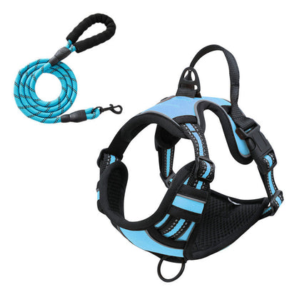 Vest-style Reflective And Breathable Chest-strap Leash