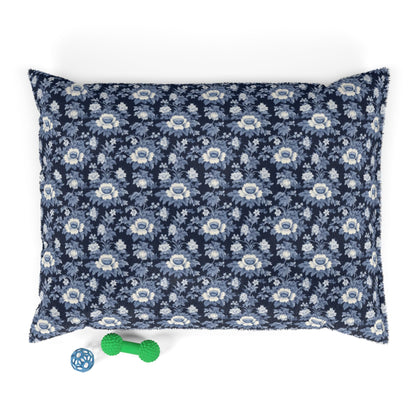 Midnight Blue Garden in Bloom - Pet Bed Pet Zen