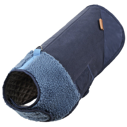 Pet Windproof Adjustable Down-Padded Jacket Warm Reversible Vest For Dogs