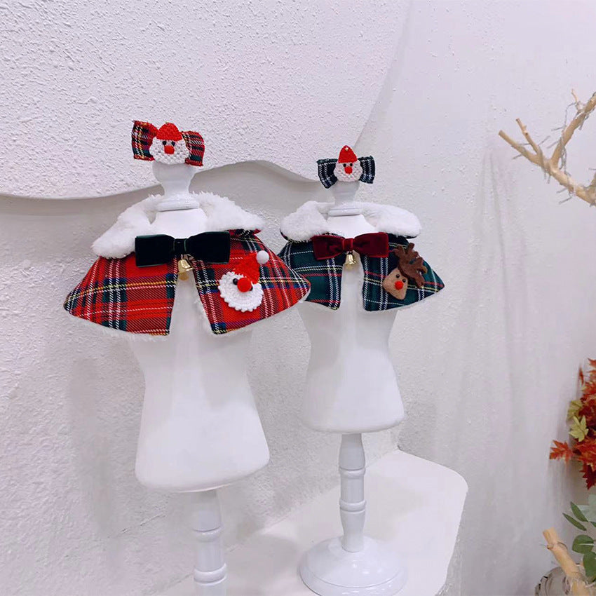 Pet Christmas Clothes Scarves Capes And Outfits