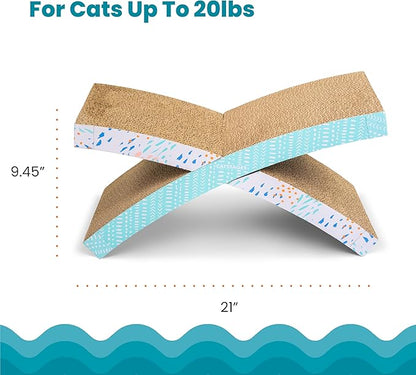 Catstages Easy Life Hammock Cat Lounger & Scratcher – Elevated Scratcher & Resting Spot for Cats, Comfortable & Multifunctional Design
