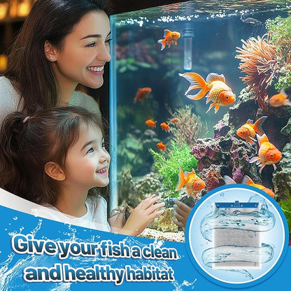 MEWTOGO 12Pcs Large Filter Cartridges for Tetra Whisper Bio-Bag L, Aquarium Replacement Filter with Ultra-Activated Carbon for Tetra Whisper IQ20,30,45,60, PF20,30,40,60, 20i,40i ReptoFilter