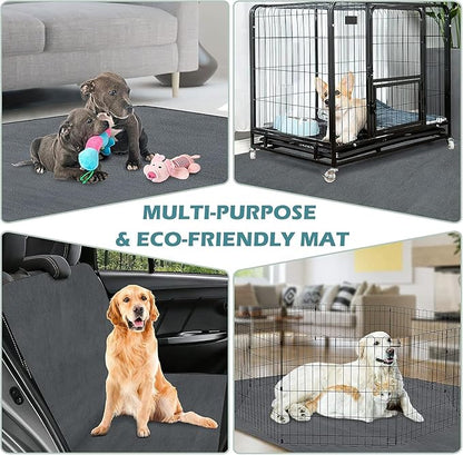 INVENHO Washable Pee Pads for Dogs 65"x48" Reusable Dog Pads Large Upgrade Non-Slip Dog Pee Pads Heavy Absorbency Puppy Pee Pads Quick Dry Whelping Pads/Waterproof Puppy Training Pad