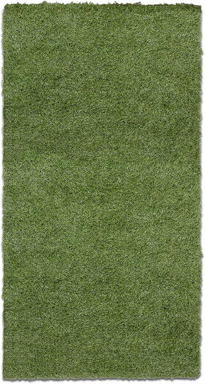Ottomanson Artificial Grass Puppy Potty Training Pad, 2'7" x 5' Reusable Pee Pad for Small Pets and Dogs