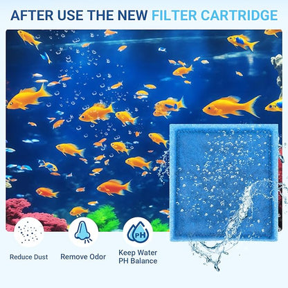 16 Pack Aquarium Filter Cartridges Compatiable with Penguin PRO Power Filters 200 275 350 375, Rite Size C Filter Cartridges Replacement