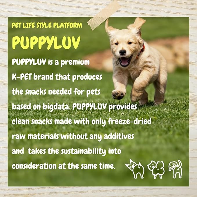 Puppyluv Treat - Air Dried Pollock Dog & Cat Treats, Wild Caught, Single Ingredient, Natural High Protein & Fish Oil, Grain Free, Gluten Free, 2.5oz