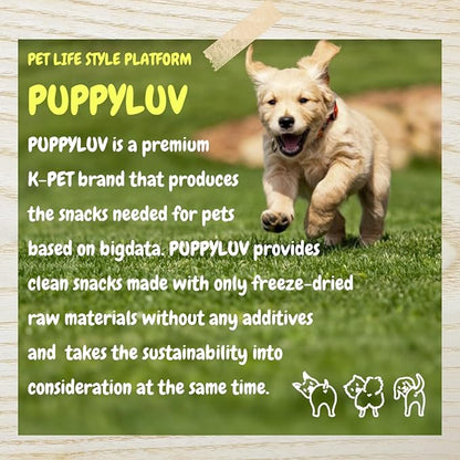 Puppyluv Treat - Air Dried Pollock Dog & Cat Treats, Wild Caught, Single Ingredient, Natural High Protein & Fish Oil, Grain Free, Gluten Free, 2.5oz