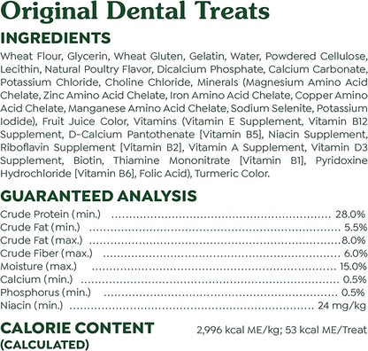 Greenies Original Teenie Dental Dog Treats, 36 oz. Pack (130 Treats)