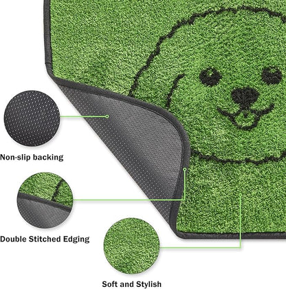 Qeils Reusable Puppy Pads, Washable Pee Pads for Dogs 2 Pack Durable Absorbent Leakproof Dog Training Pads for Home or Travel, Non-Slip Wee Wee Pads Potty Pads 48"x30"