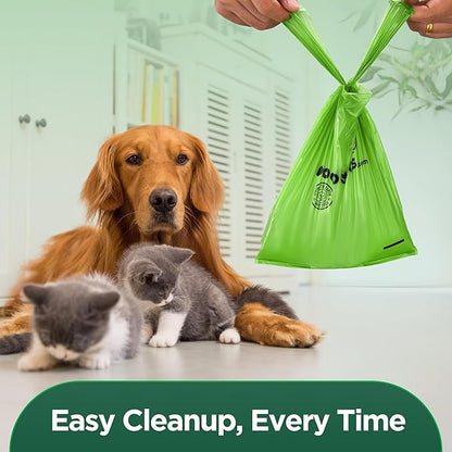 The Original Poop Bags® Dog Waste Bags with Handles, 38% Plant-Based, Heavy-Duty & Leak-Proof, 300 Count