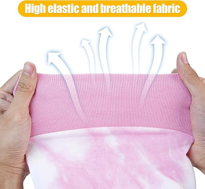 Recovery Suit for Dogs Male/Femalesurgery Tie Dye Dog Shedding Suitwound After Surgery Wear, Prevent Licking Wounds, E-Collar & Cone Alternatives M Pink2