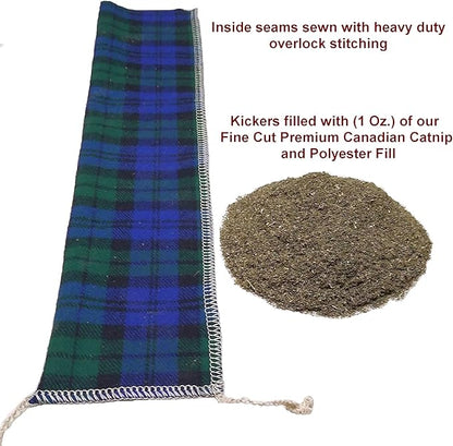 15" Catnip Cat Kicker Toys/Kitty Kick Sticks/Cat-Nip Kick Sticks (Cobalt Blue) (Kickers Filled with 1 oz Premium Canadian Catnip)