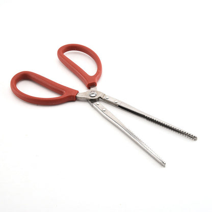 Stainless Steel Scissor-Grip Reptile Feeding Tongs