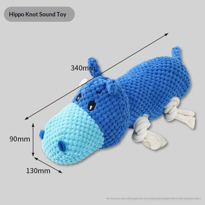 Chewing And Teeth-cleaning Plush Pet Toy With Sound