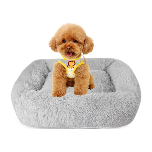 Best Washable Gray Plush Beds for Cats and Dogs