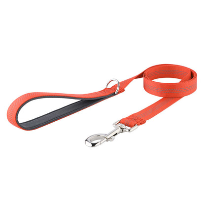 Fashionable Reflective Silk Webbing Pet Leash