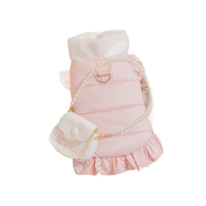 Autumn And Winter Pet Clothes, Outdoor Toiling, Ladylike And Princess Skirts For Warmth, Various Styles Of Small Cat And Dog Clothes