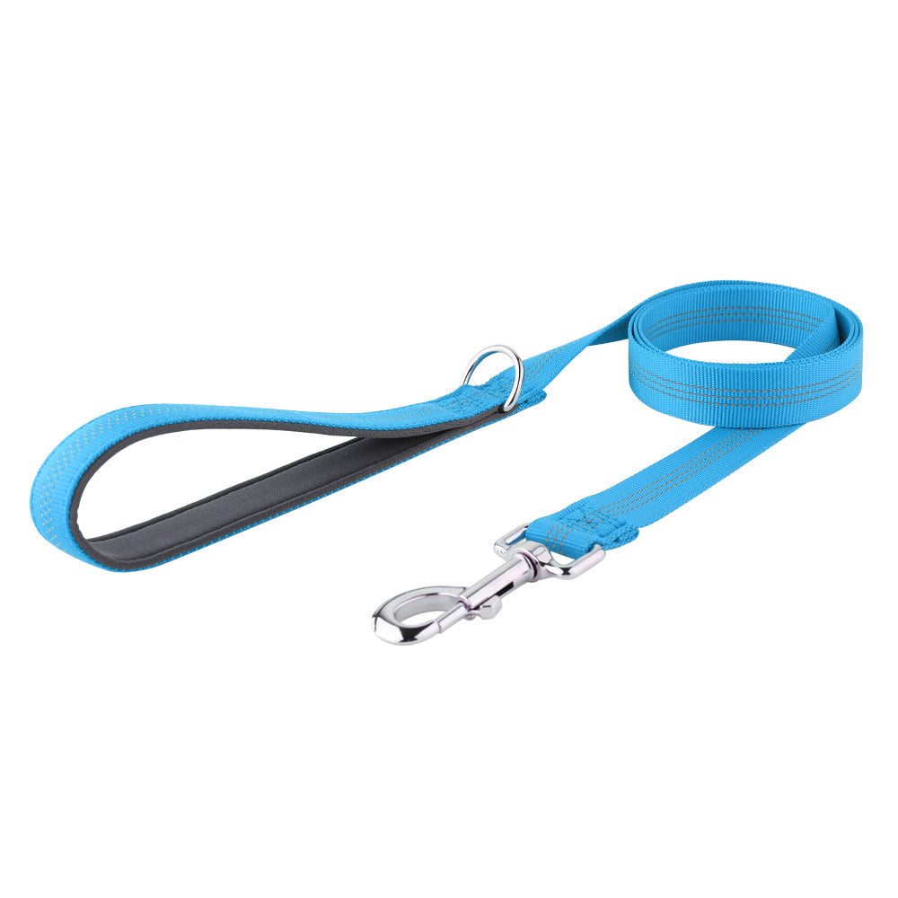 Fashionable Reflective Silk Webbing Pet Leash