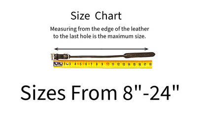 CuteNfuzzy Round Rolled Fancy Leather Dog Collar with Stainless Steel Rolled Buckle for Comfort