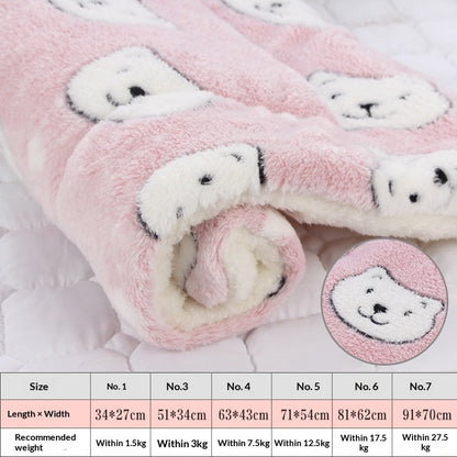 Thickened Pet Mat For Autumn And Winter Warmth