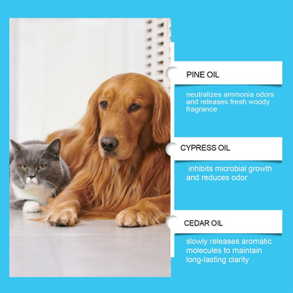 Yegbong Pet Deodorizing Spray With Triple Plant-Based Essential Oils For Odor Removal, Suitable For Cat Litter, Mats, And Fabrics