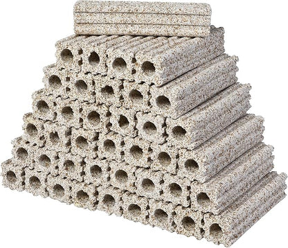 ALEGI Ceramic Bio Filter Media, Porous Media Filter Media for Sump Tank, Pond, Aquarium Fish Tank (Small 54 pcs)
