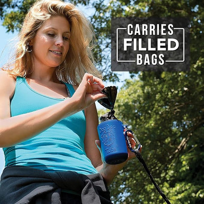 Dog Doo Tube Filled Dog Waste Bag Holders - Reusable Dog Poop Bag Tubes Designed to Keep in Odors and Germs