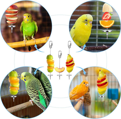 3Pcs Bird Food Holder