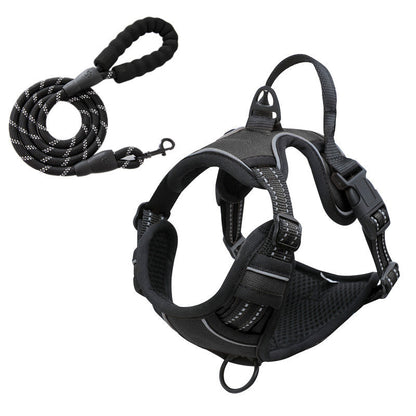 Vest-style Reflective And Breathable Chest-strap Leash
