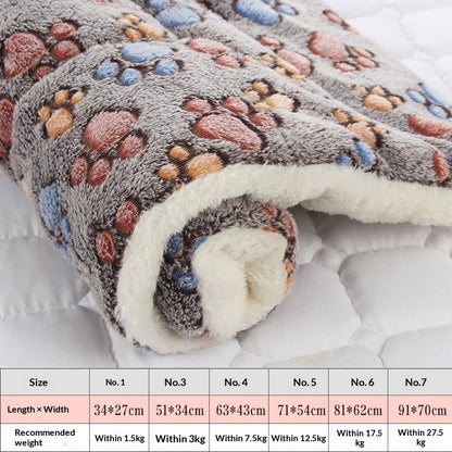 Thickened Pet Mat For Autumn And Winter Warmth