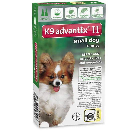 Flea and Tick Control for Dogs Under 10 lbs