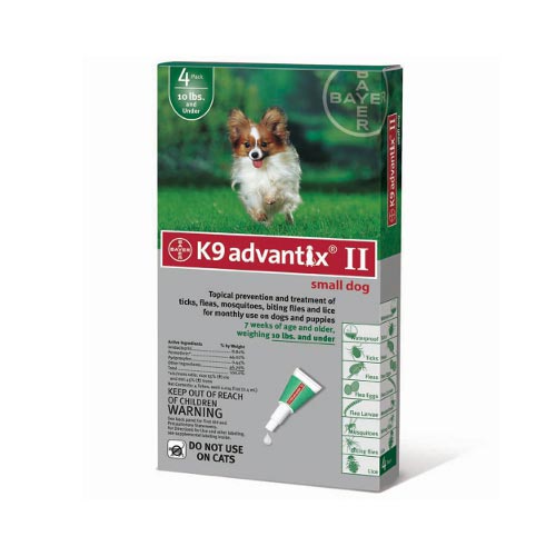 Flea and Tick Control for Dogs Under 10 lbs