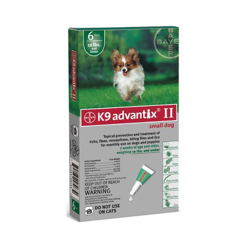 Flea and Tick Control for Dogs Under 10 lbs