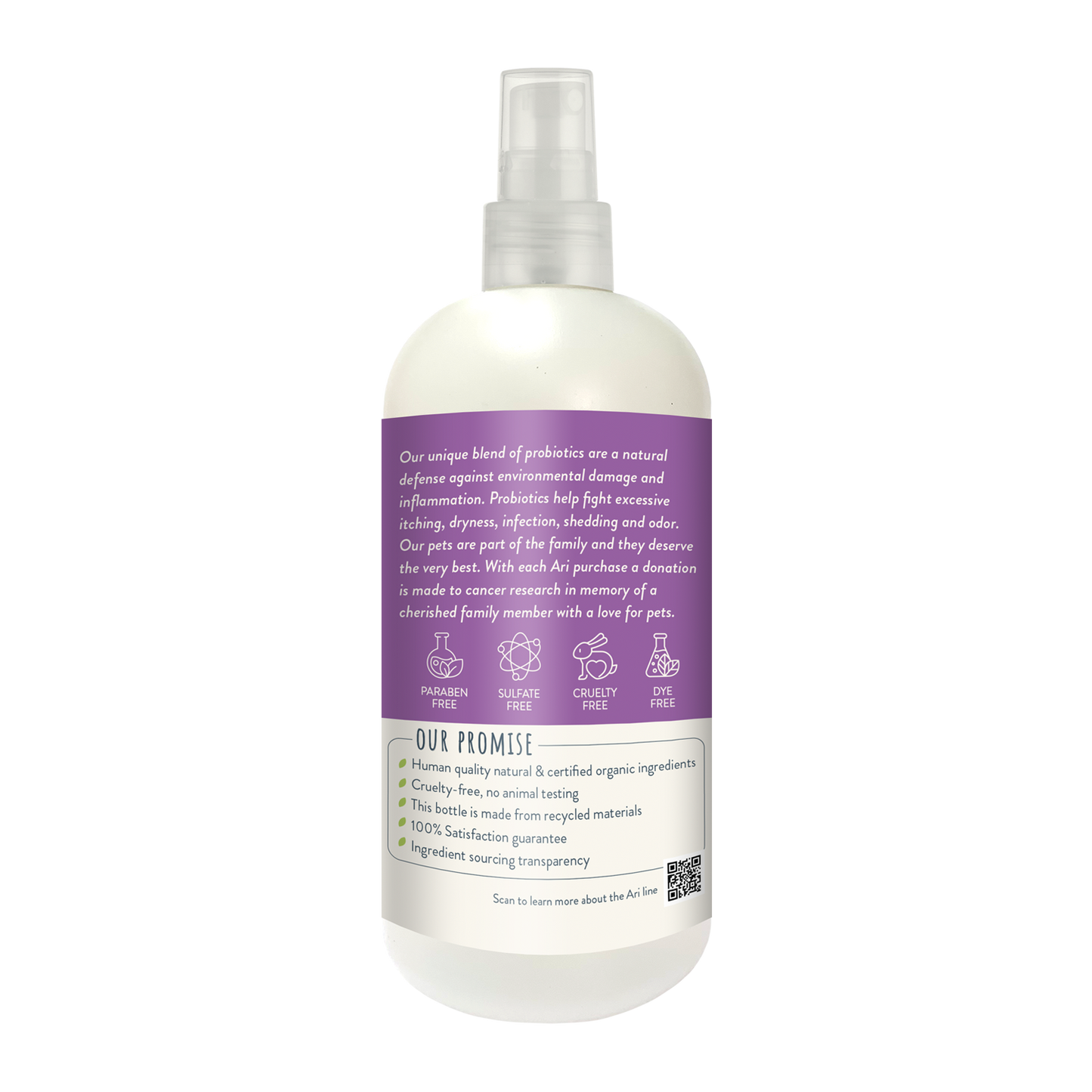 ARI Probiotic Deodorizer Spray – LAVENDER + EUCALYPTUS