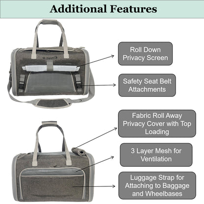 Mr. Peanut's Gold Series Big Apple XL Expandable Pet Carrier V3.0