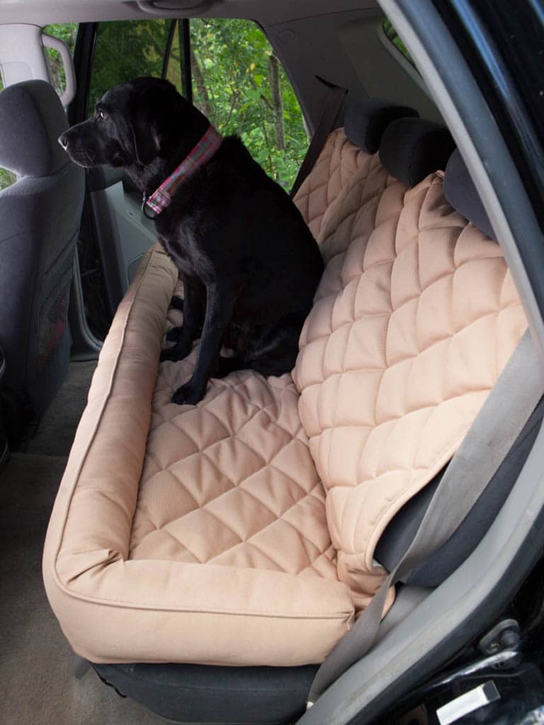 Headrest Back Seat Protector - Tan-