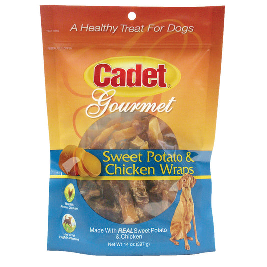 Premium Gourmet Chicken and Sweet Potato Wraps Treats