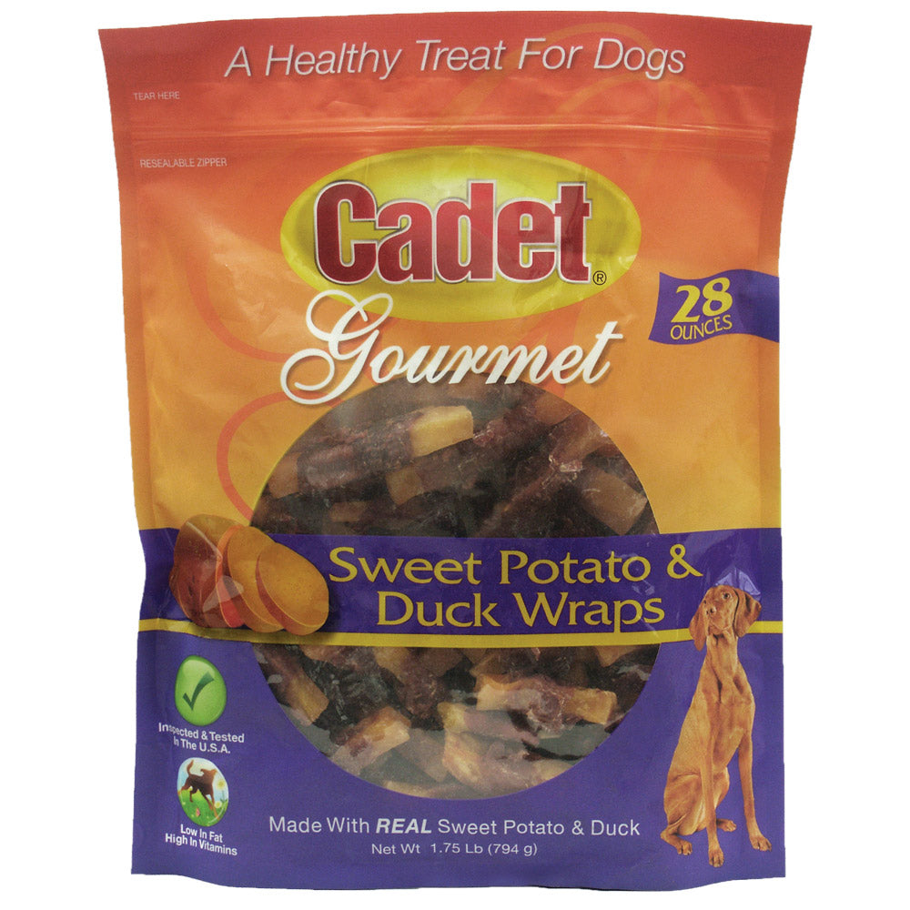 Premium Gourmet Duck and Sweet Potato Wraps Treats