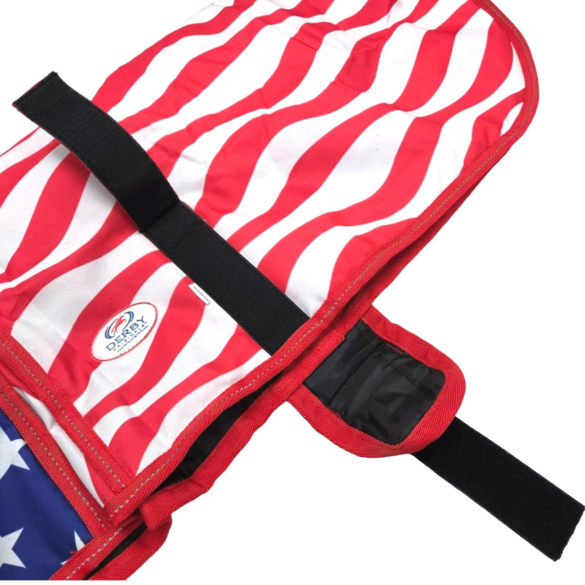 Derby Originals 600D Stars & Stripes Waterproof Dog Coat 70D Lining, 150 Polyfill