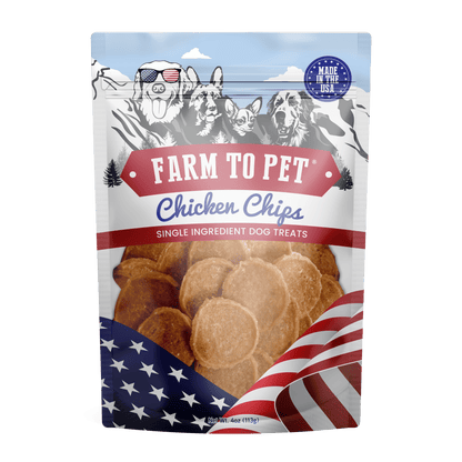 Americana Chicken Chips for Dogs | Celebrate with USA-made Dog Treats