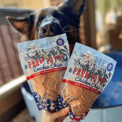 Americana Chicken Chips for Dogs | Celebrate with USA-made Dog Treats